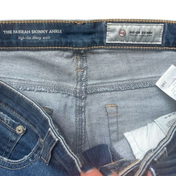 AG Adriano Goldschmied SZ 29R The Farrah Skinny Ankle Jeans - Picture 3 of 4